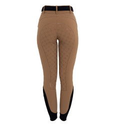 Calças femininas de cintura alta com full grip monograma Equestro mulher Calças femininas de cintura alta com full grip monograma Equestro mulher