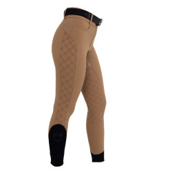 Calças femininas de cintura alta com full grip monograma Equestro mulher Calças femininas de cintura alta com full grip monograma Equestro mulher