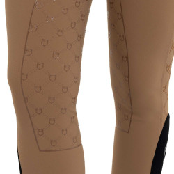 Calças femininas de cintura alta com full grip monograma Equestro mulher Calças femininas de cintura alta com full grip monograma Equestro mulher