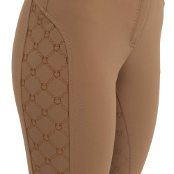 Calças femininas de cintura alta com full grip monograma Equestro mulher Calças femininas de cintura alta com full grip monograma Equestro mulher