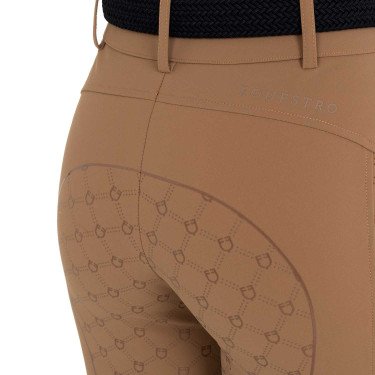 Calças femininas de cintura alta com full grip monograma Equestro mulher Calças femininas de cintura alta com full grip monograma Equestro mulher