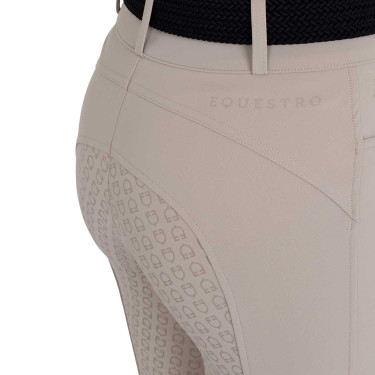 Calças femininas full grip de cintura alta em tecido técnico bi-stretch Equestro mulher