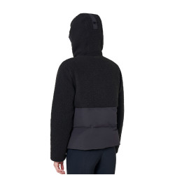 Casaco acolchoado feminino com inserções em teddy Equestro mulher Casaco acolchoado feminino com inserções em teddy Equestro mulher