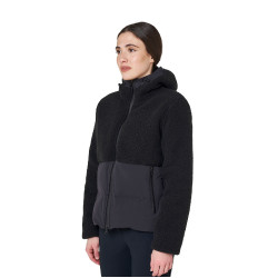 Casaco acolchoado feminino com inserções em teddy Equestro mulher Casaco acolchoado feminino com inserções em teddy Equestro mulher