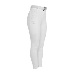 Calças femininas de cintura alta com grip total com strass Equestro mulher Calças femininas de cintura alta com grip total com strass Equestro mulher