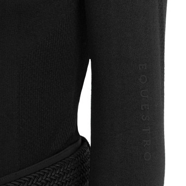 Polo de treino feminino em malha técnica com zíper Equestro mulher