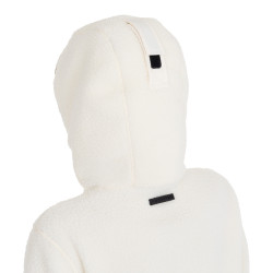 Felpa feminina em lã teddy com capuz e zíper Equestro mulher Felpa feminina em lã teddy com capuz e zíper Equestro mulher
