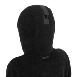 Felpa feminina em lã teddy com capuz e zíper Equestro mulher Preto / preto Felpa feminina em lã teddy com capuz e zíper Equestro mulher Preto / preto