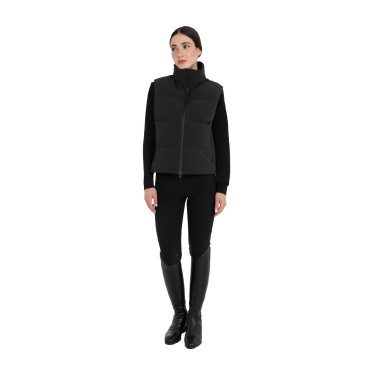 Colete feminino acolchoado com gola alta Equestro mulher Colete feminino acolchoado com gola alta Equestro mulher