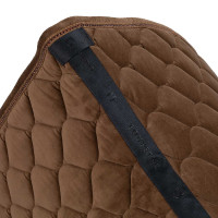 Sela de dressage com efeito camurça com strass Equestro