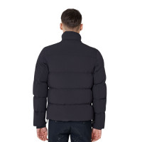 Casaco acolchoado masculino com gola alta Equestro homem Casaco acolchoado masculino com gola alta Equestro homem