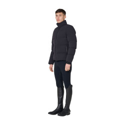 Casaco acolchoado masculino com gola alta Equestro homem Casaco acolchoado masculino com gola alta Equestro homem
