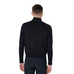 Casaco acolchoado masculino com mangas de malha Equestro homem Casaco acolchoado masculino com mangas de malha Equestro homem