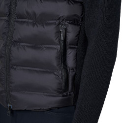 Casaco acolchoado masculino com mangas de malha Equestro homem Casaco acolchoado masculino com mangas de malha Equestro homem