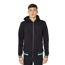 Moletom masculino com capuz e zíper frontal Equestro homem Moletom masculino com capuz e zíper frontal Equestro homem