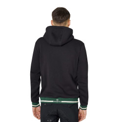 Moletom masculino com capuz e zíper frontal Equestro homem Moletom masculino com capuz e zíper frontal Equestro homem