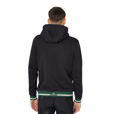 Moletom masculino com capuz e zíper frontal Equestro homem Moletom masculino com capuz e zíper frontal Equestro homem