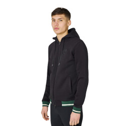Moletom masculino com capuz e zíper frontal Equestro homem Moletom masculino com capuz e zíper frontal Equestro homem