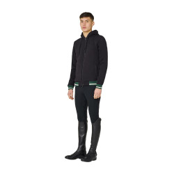 Moletom masculino com capuz e zíper frontal Equestro homem Moletom masculino com capuz e zíper frontal Equestro homem