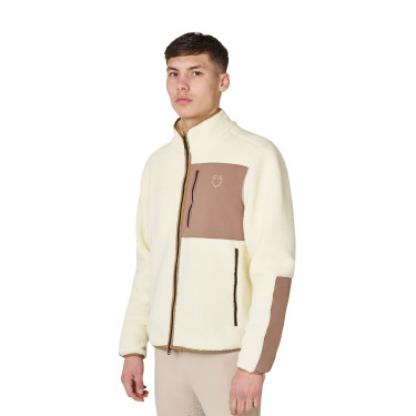 Moletom masculino em fleece teddy com bolso frontal Equestro homem Moletom masculino em fleece teddy com bolso frontal Equestro homem