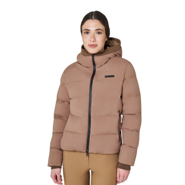 Casaco acolchoado feminino com capuz Equestro mulher Casaco acolchoado feminino com capuz Equestro mulher