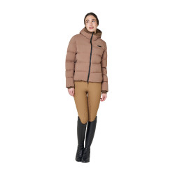Casaco acolchoado feminino com capuz Equestro mulher Casaco acolchoado feminino com capuz Equestro mulher