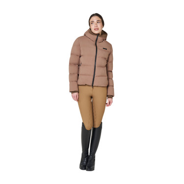 Casaco acolchoado feminino com capuz Equestro mulher Casaco acolchoado feminino com capuz Equestro mulher