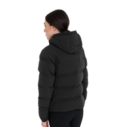 Casaco acolchoado feminino com capuz Equestro mulher Preto