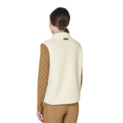 Colete feminino em lã teddy com bolso frontal Equestro mulher Colete feminino em lã teddy com bolso frontal Equestro mulher