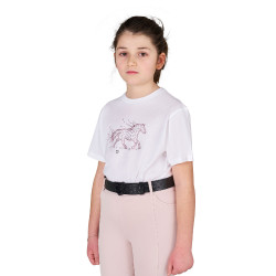 T-shirt infantil Stone Horse em algodão Equestro criança