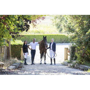 Casaco de competição Equithème Aachen Azul-marinho Casaco de competição Equithème Aachen Azul-marinho
