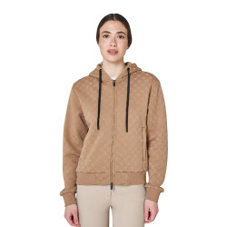 Sweatshirt feminina monograma com capuz Equestro mulher Sweatshirt feminina monograma com capuz Equestro mulher