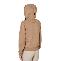 Sweatshirt feminina monograma com capuz Equestro mulher Sweatshirt feminina monograma com capuz Equestro mulher