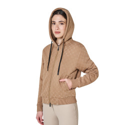 Sweatshirt feminina monograma com capuz Equestro mulher Sweatshirt feminina monograma com capuz Equestro mulher