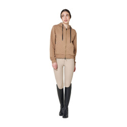 Sweatshirt feminina monograma com capuz Equestro mulher Sweatshirt feminina monograma com capuz Equestro mulher