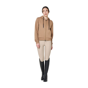Sweatshirt feminina monograma com capuz Equestro mulher Sweatshirt feminina monograma com capuz Equestro mulher