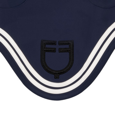 Capa de orelhas Double Stripes em tecido técnico Equestro