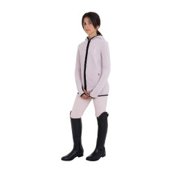 Sweatshirt infantil unissex em fleece com zíper Equestro Sweatshirt infantil unissex em fleece com zíper Equestro