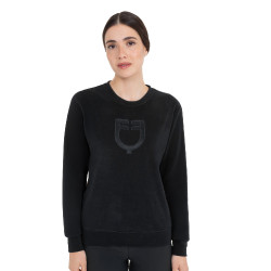 Sweatshirt feminina gola careca em fleece Equestro mulher