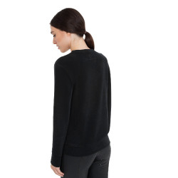 Sweatshirt feminina gola careca em fleece Equestro mulher