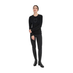 Sweatshirt feminina gola careca em fleece Equestro mulher