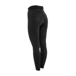 Leggings femininas de cintura alta com passadores e strass Equestro mulher