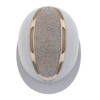 Capacete Apocalypse feminino com casco revestido e strass homologação Astm F1163-23 Equestro mulher Cinza gelado / gmt Capacete Apocalypse feminino com casco revestido e strass homologação Astm F1163-23 Equestro mulher Cinza gelado / gmt