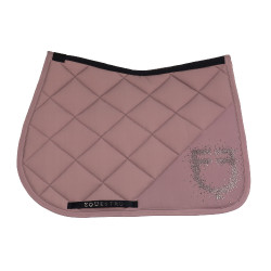 Almofada de salto com logotipo em strass Equestro Galhada Bege