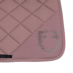 Almofada de salto com logotipo em strass Equestro Galhada Bege