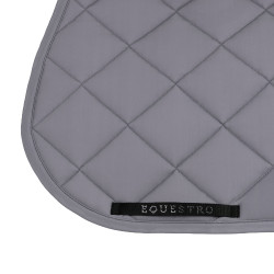 Almofada de salto com logotipo em strass Equestro Cinza gelo / cinza gelo