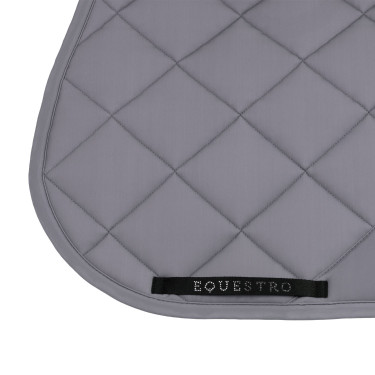Almofada de salto com logotipo em strass Equestro Cinza gelo / cinza gelo