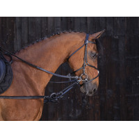 Enrêno de borracha Riding World Havana Castanho