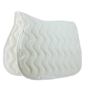 Almofada de sela Equithème Polyfun Branco / branco