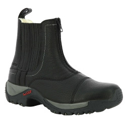 Botas de equitação inverno couro com lã